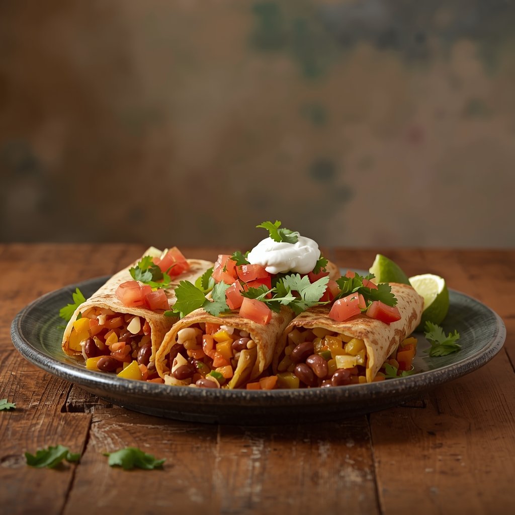 Flautas de Arroz y Frijol 3