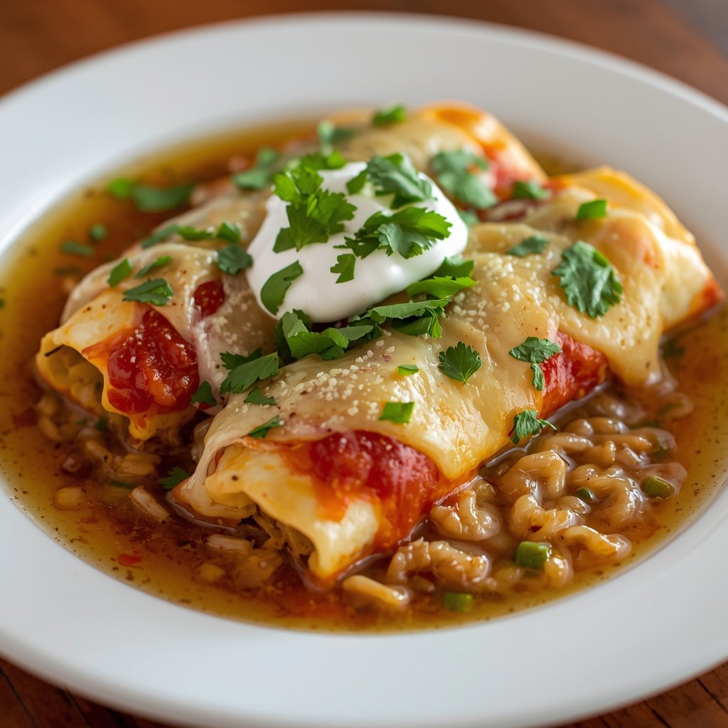 Enchiladas de Pollo